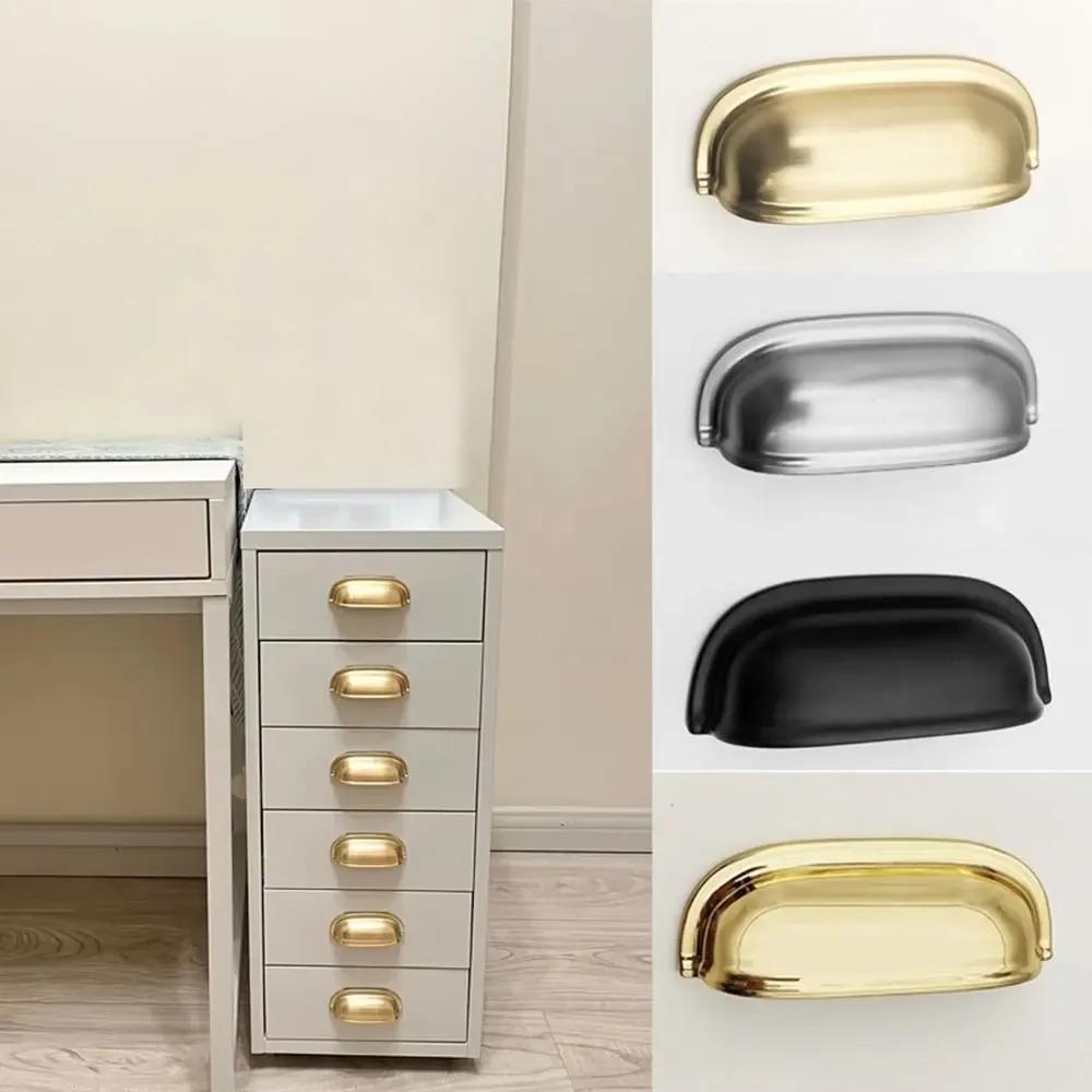 Zinc Alloy Shell Cabinet Handle Shell Style Multifunctional Furniture Knobs Hardware Furniture Drawer Pull Handles Cupboard