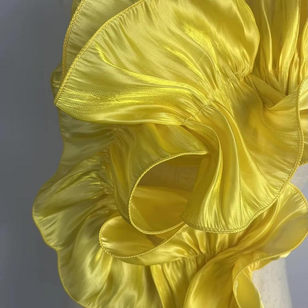 1Yard 18CM Wide Pleated Lace Ribbon Ruffle Lace Edge DIY Sewing Material