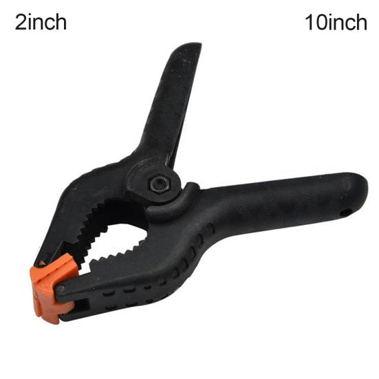 1/10Pcs Lightweight Flexible Nylon Spring Quick Fixation Clamps Clips Hand Tools