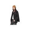 Comfortabele Ronde Hals Velours Afwerking Donsjack Dames Bovenkleding Zwart LWT008952205146K11000