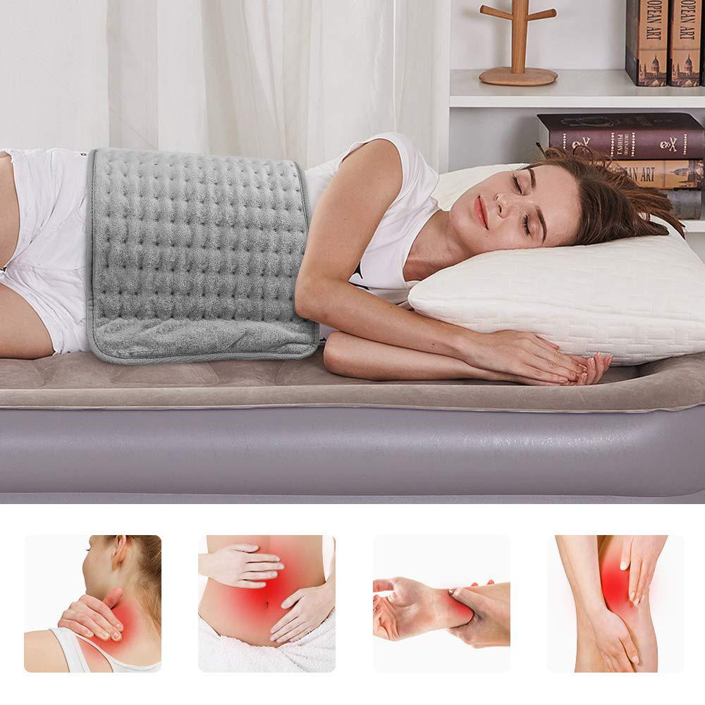 Electric Heating Pad For Back Waist Pain Relief Ultra Soft Moist Dry Heat Pads