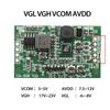 Voltage Step Up TCON Board for LCD Screen, 3.3/5V Input Voltage Adjustable Module with 4-Channel Output CA-408/CA-508