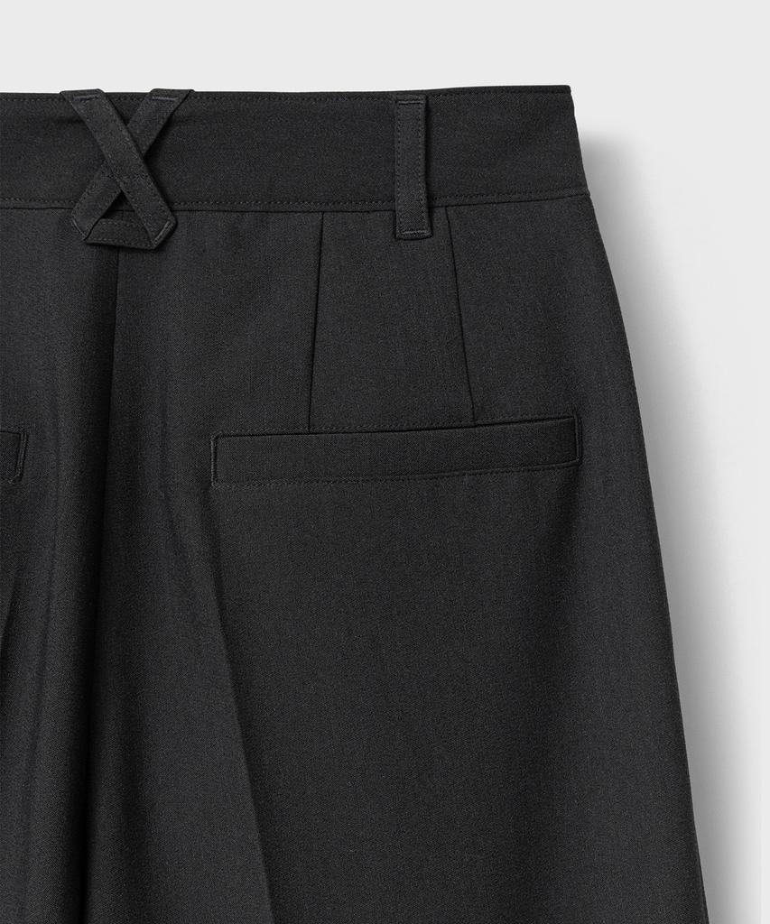 Bellie (W) Arc Slacks - Charcoal