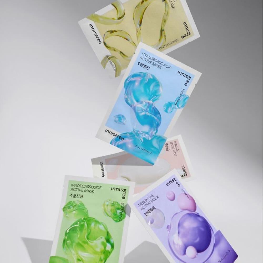 Innisfree Active Mask Madecassoside Moisture Calming Sheet 25ml X 10ea