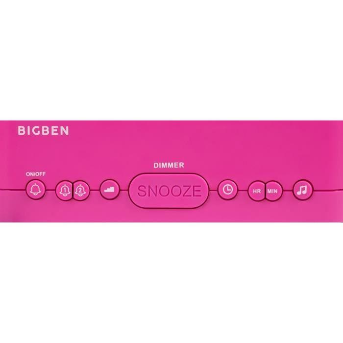 BIGBEN INTERACTIVE R15PRINCESS3D LED-Wecker – 3D-Effekt – Prinzessinnen-Design