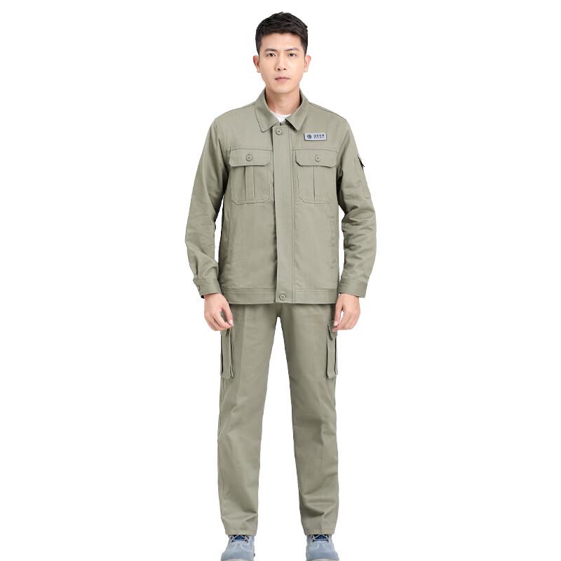 Zhanzhanhu QF-341 Двухслойный хлопковый комплект рабочей одежды L