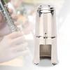 Zerodis Clarinet Mouthpiece Plug Cover, 70mm Height Flute Cap Treble Clarinet, Silver Nickel Plated, Wind Gauge Accessory
