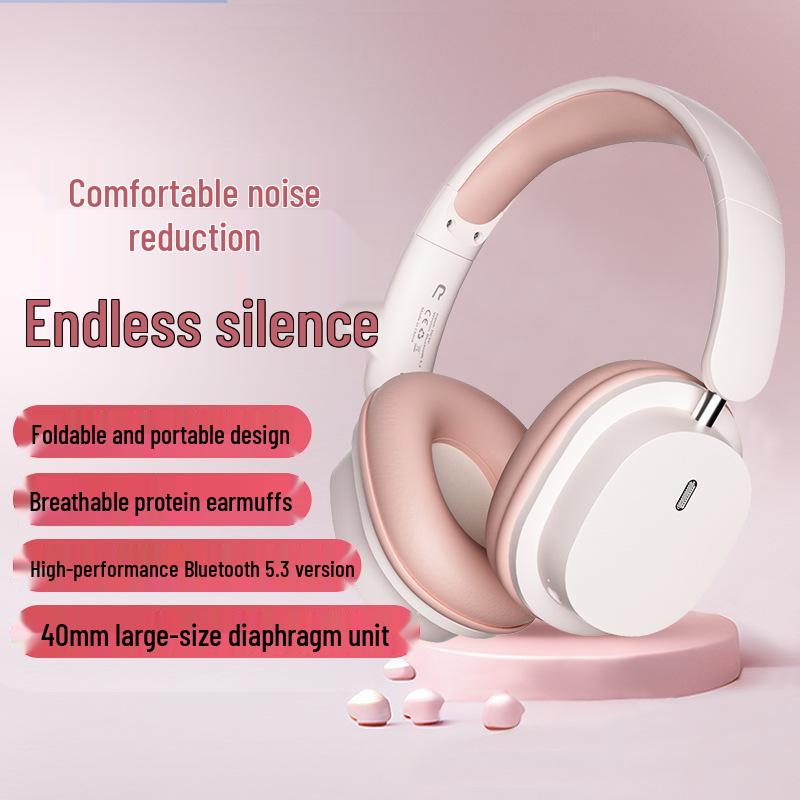 SY-T2 Wireless Bluetooth Gaming Headset with Noise Cancellation and Long Battery Life, Voice Control Compatible with Mobile Phones.