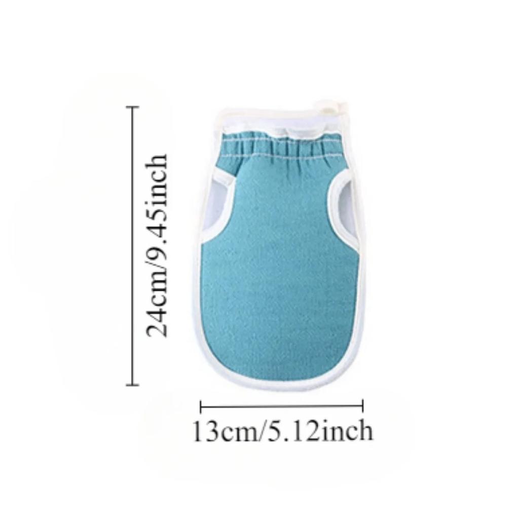 Bath Towel Gloves Bath Flower 3pcs/Set Thickened Stain Removal Combo Set Household Long Strip Back Rubbing Pembersihan Towel