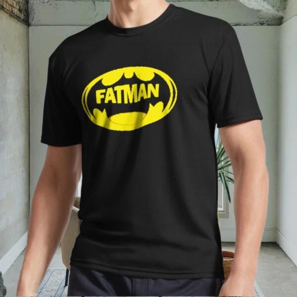 

Новая черная мужская футболка Fatman Obesity Active Logo, смешной размер от S до 5XL M