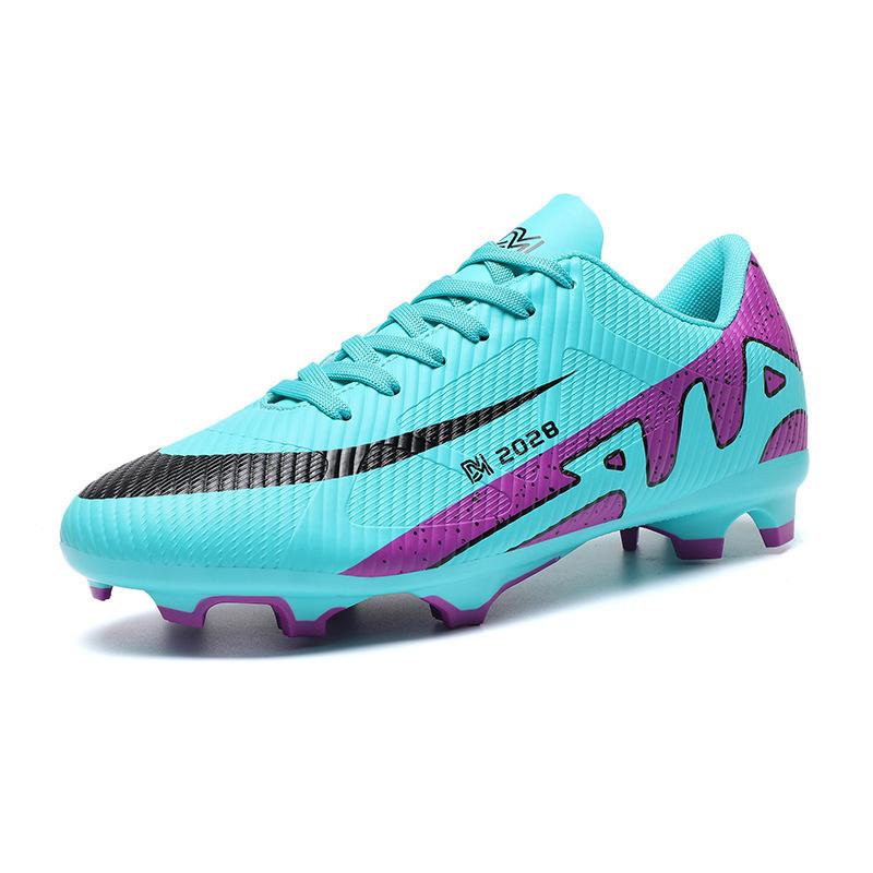 Children's football shoes low-top long nails TF broken nails flat bottom boys and girls students ping game sports shoes