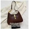 Luxury PU Leather Shoulder Bag for Women Casual Solid Color Design Handbags Brand Purse 2025 Fashion Shopper Clutch Women's Bags