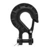 5 16 Inch Forged Alloy Steel Winch Hook with Safety Latch Heavy Duty Clevis Slip Hook for Truck Trailer Towing Chain