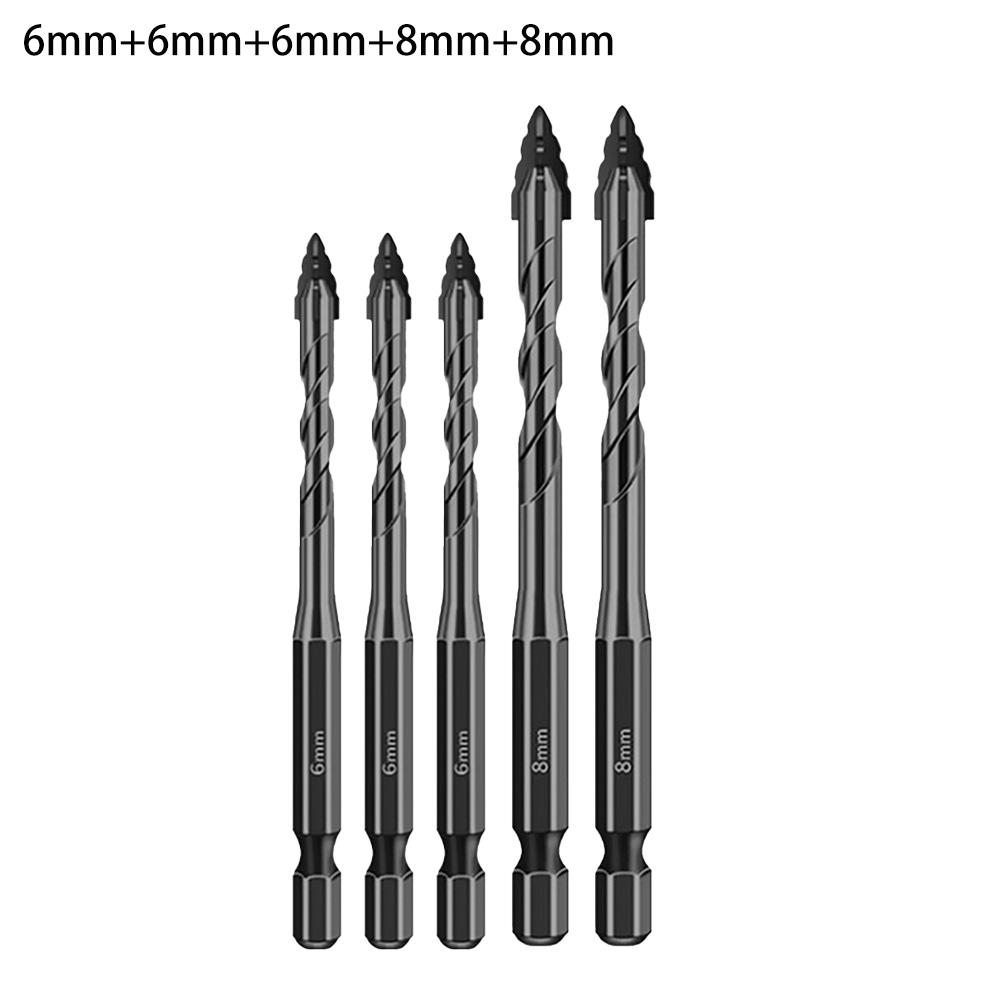 Eccentric Triangle Shape Drill Bits 5pcs Suitable for Multiple Materials