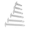 104 Pcs Self Drilling Screw M4.2 Cross Slot Round Washer Head Carbon Steel Self Drilling Screw for Household Appliance