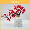 Sweet Winter Silk Flower Faux Potted Plant Bonsai For Indoor Decoration Gift