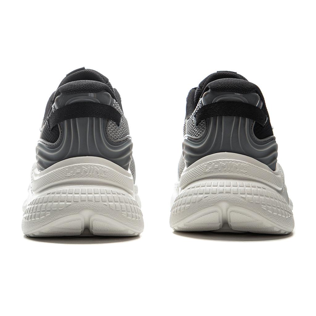 Li Ning Flow Cloud Soft Rebound Casual Running Shoes Men Sneakers Gray Black ARSV043-1