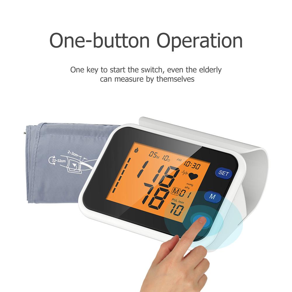 Smart Portable Blood Pressure Monitor Blood Pressure Machine Electric BP Monitors Digital Arm Sphygmomanometer Home Mercury