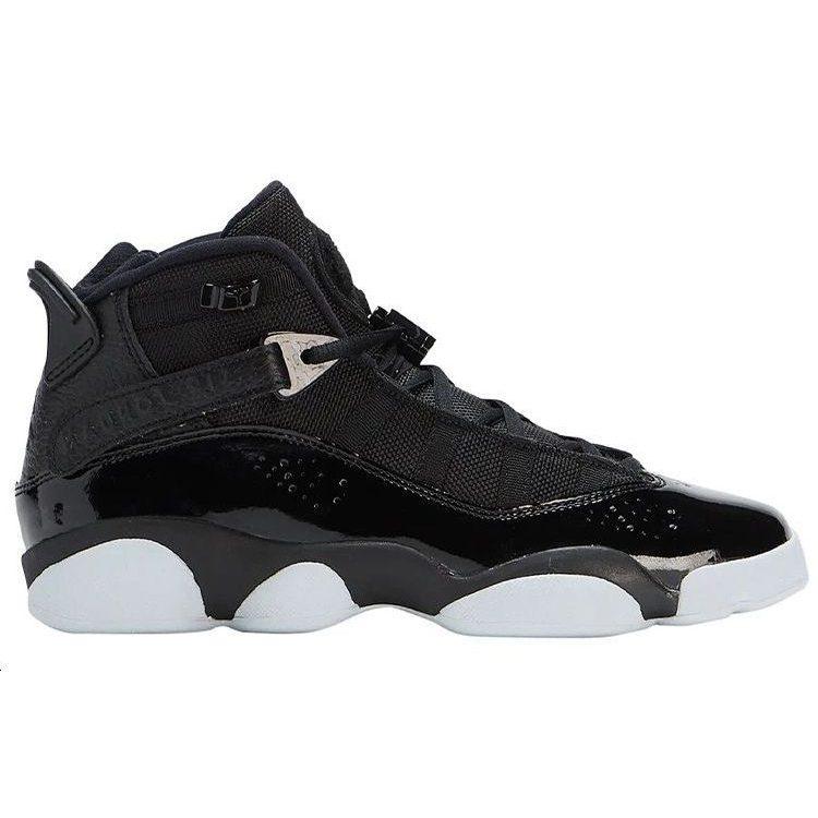 Air Jordan 6 Rings 'Black White' Gs 323419-011
