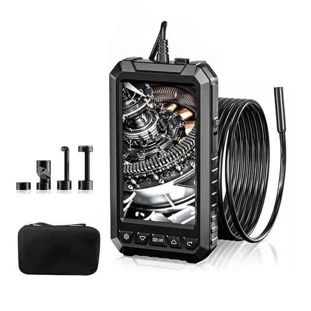 

5,0-дюймовый IPS-экран, промышленная эндоскопическая камера, 8 мм HD1080P, камера для проверки канализационных труб автомобиля, бороскоп, 8 светодиодов, водонепроницаемая 5M