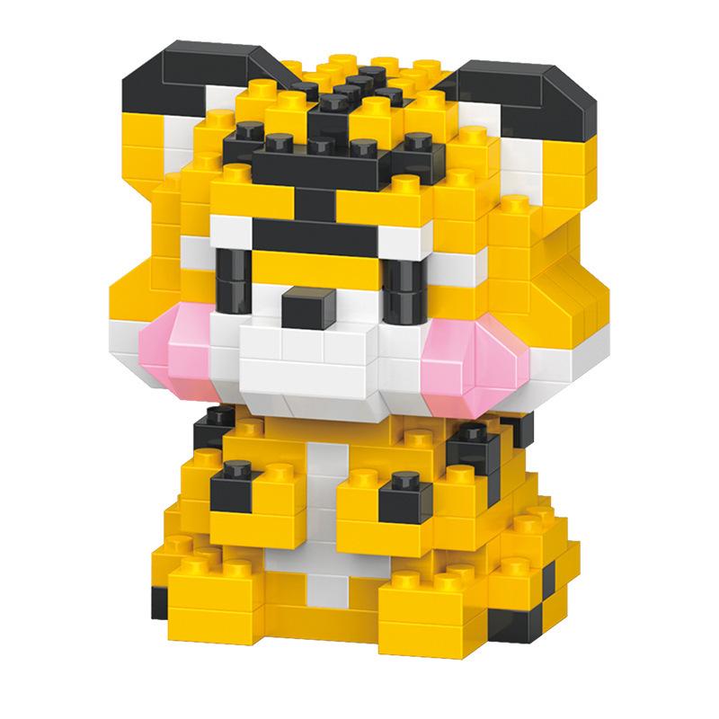 Lele Brothers Micro Building Blocks - Educational Small Animal Sets for Kids, Compatible with Lego, Boys' Toy Gifts