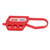 Safety Hasp Lock 3 Holes Design Good Flexibility Small Portable Safer Industrial Nylon Hasp Lock
