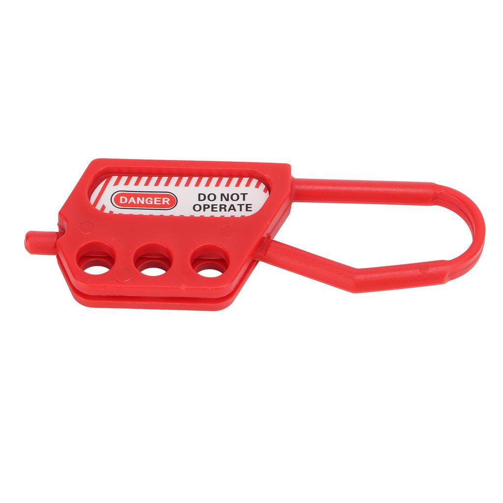 Safety Hasp Lock 3 Holes Design Good Flexibility Small Portable Safer Industrial Nylon Hasp Lock