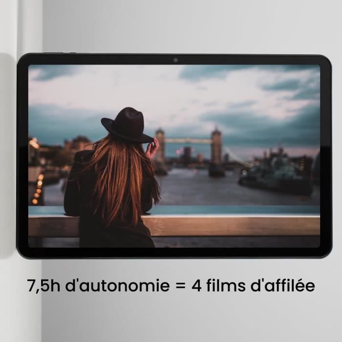 Spc gravity 5 - tablette 11 pouces noir,octa-core,4gb ram,128gb stockage extensible,wifi 6,android 13