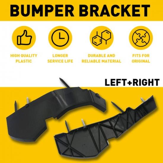 PAIR FRONT FASCIA RIGHT & LEFT BUMPER BRACKET SIDE For DODGE CHALLENGER 2015-21