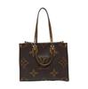 [Použité] Onthego MM 'Hnědá Giant Monogram/Hnědá Monogram Reverse Canvas' - Dobrý stav #91BX6V