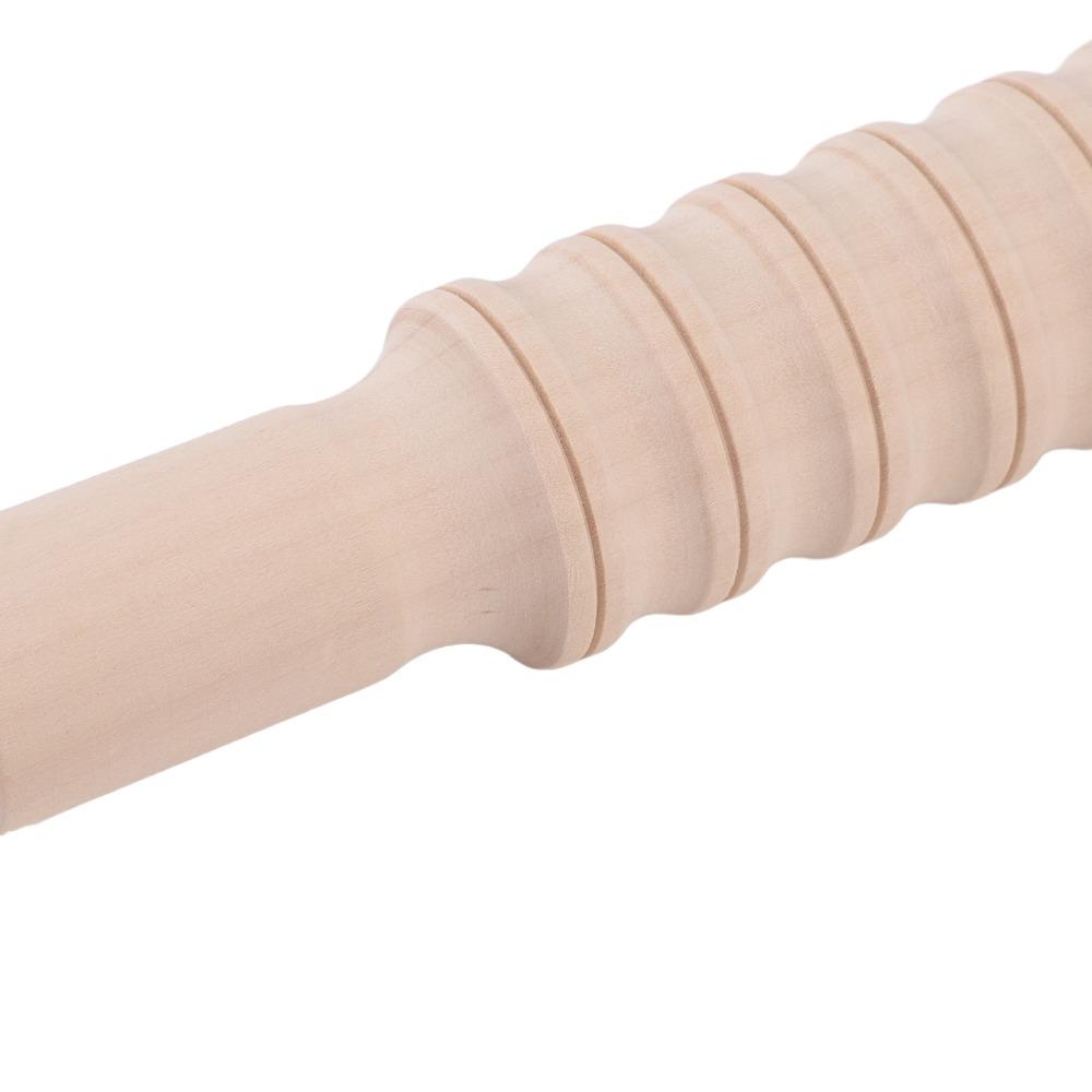 4pcs Textured Rolling Pin Assorted Pattern Dough Rolling Pin Clay Texture Roller Baking