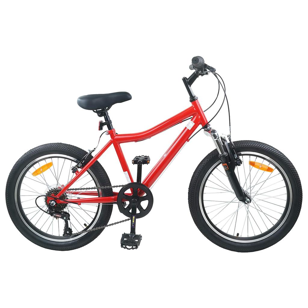 Kids  Bike 20 Inch 6 Speed for Ages 6 11 Red