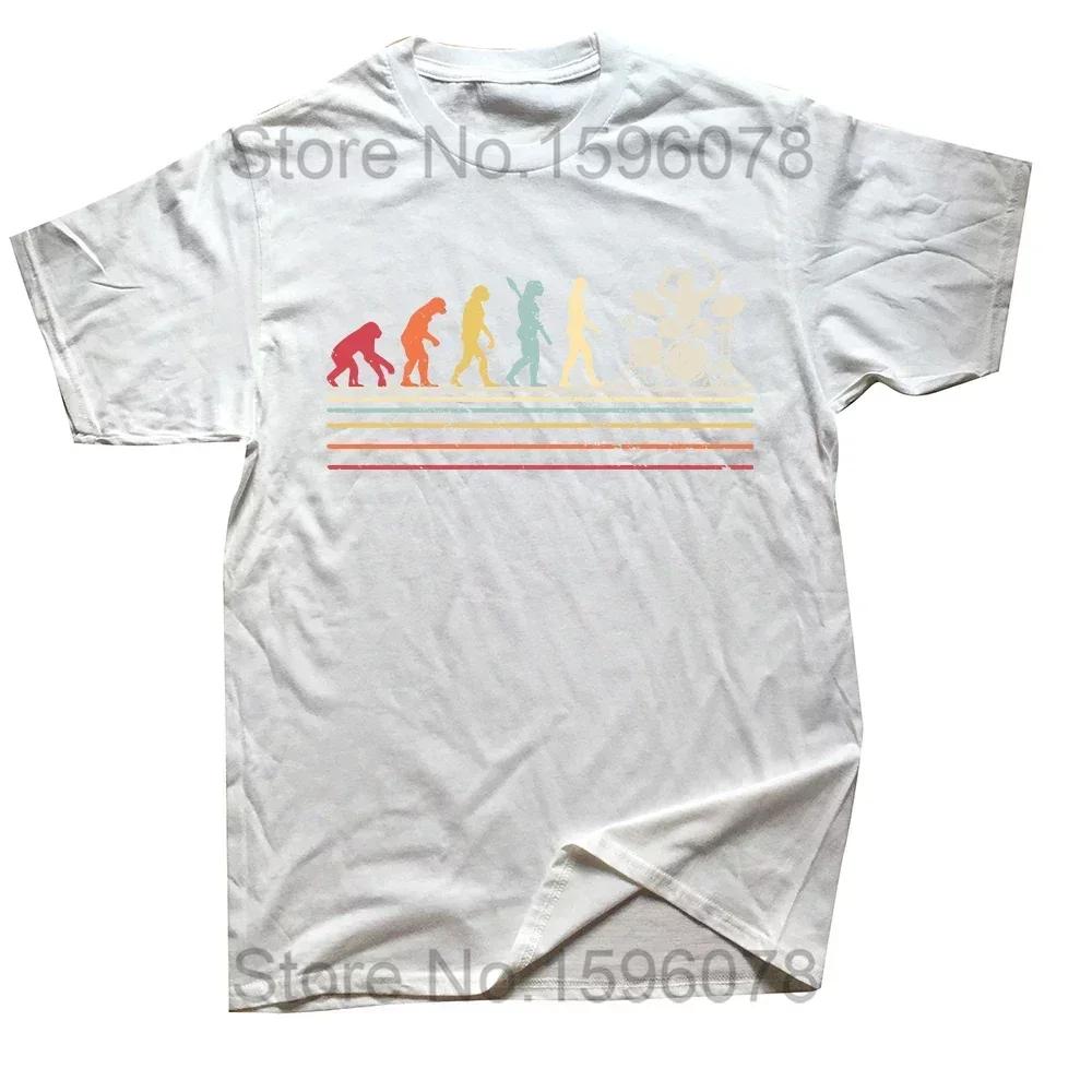 Retro Vintage Drummer T Shirt Graphic Cotton Streetwear Drumming Drumsticks Drumset Drum Set Birthday Gifts Tshirt Men Clothing