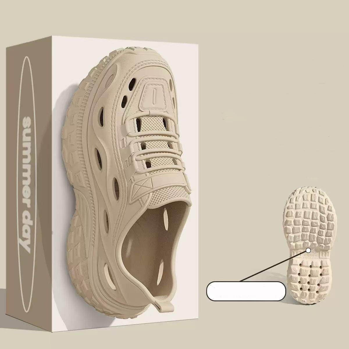 

Трендовые мужские сандалии для улицы, утолщенные износостойкие модные клоги 34-35EU/CN35-36