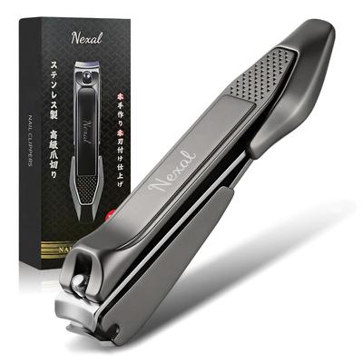 Nexal Nagelschere made in Japan Edelstahl hohe Qualität Klinge scharf Schneide Feile gebogene Klinge ultraleicht einfache Bedienung rutschfest