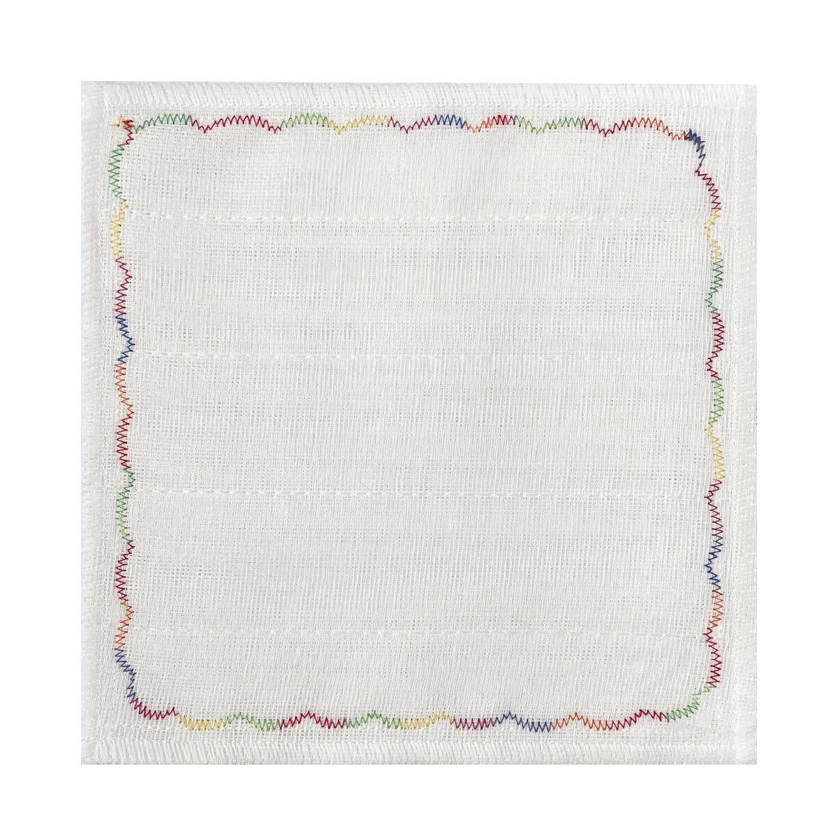 

Радужная тряпка из чистого хлопка для мытья посуды - Толстая, впитывающая, не оставляет ворсинок, идеально подходит для обезжиривания кухни и мытья посуды. 8 Layer Rainbow Edge (25x25 cm)