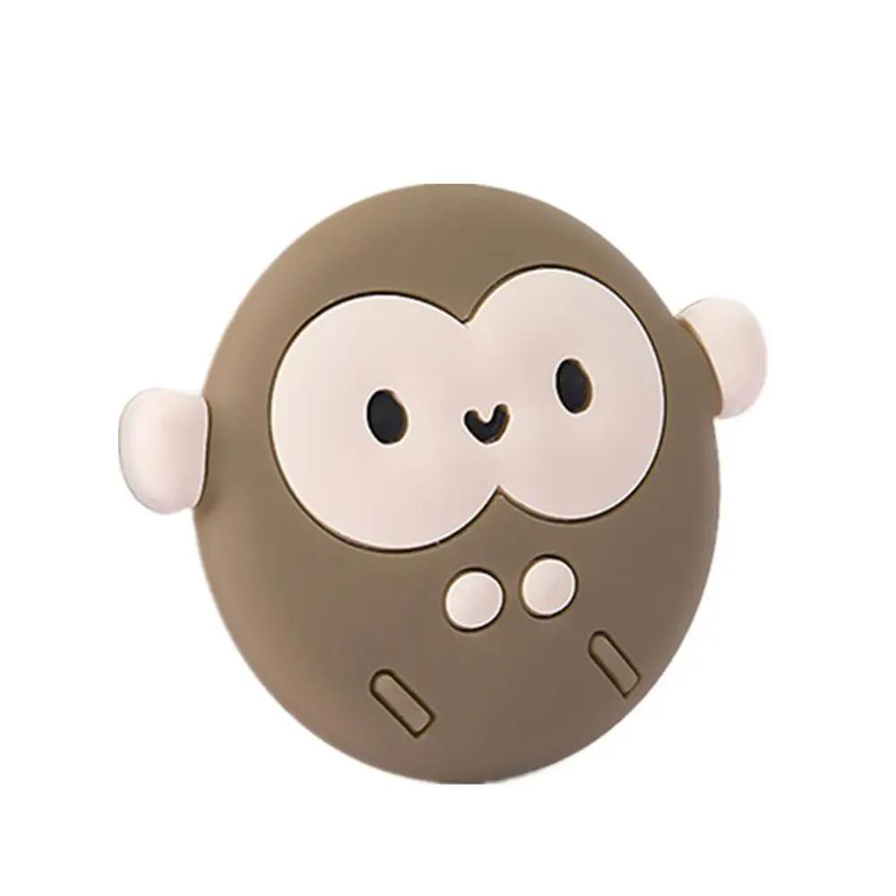 Self-adhesive Door Stopper Cute Shock Absorbent Anti-Shock Furniture Pad Silicone Cartoon Anti Collision Handle Bumper Pad Home