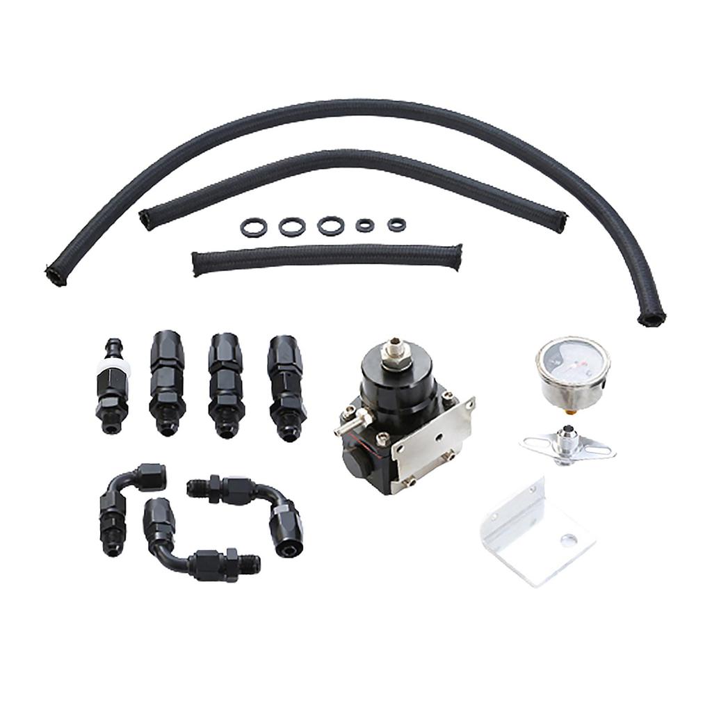 Universal Fuel ,Modification,Replacements, Fuel System Stainless Steel Braided Fuel Hose 0-100PSI PSI Display for Car