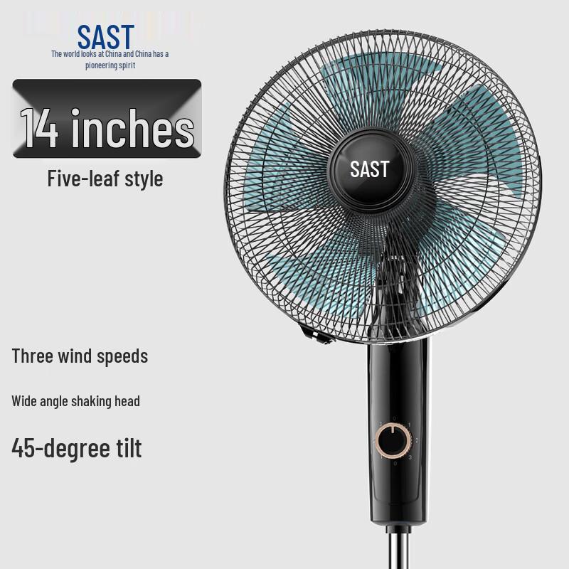

SAST 14-inch Mechanical Oscillating Standing Fan