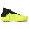 Adidas Predator 18.1 AG Artificial Turf Shock Absorbing Non-Slip Durable Soccer Shoes Men Soccer Shoes Yellow Black DB3482