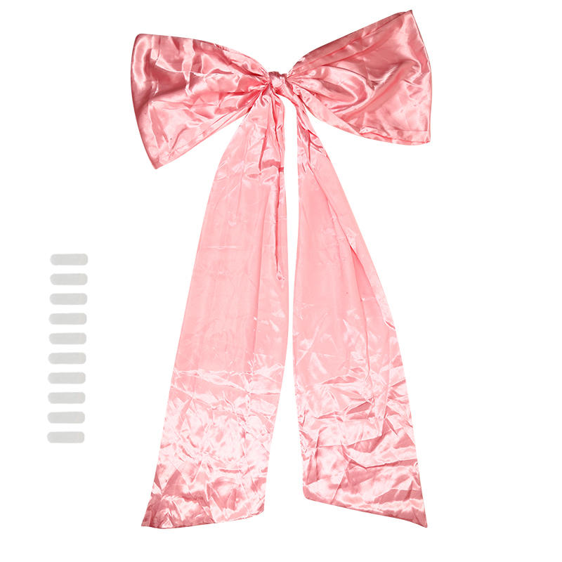 Pink Large Bow Big Coquette Bow For Backdrop Birthday Party Room Wall Decor Coquette Wall Decor Giant Ribbon Tie Hanging Gift