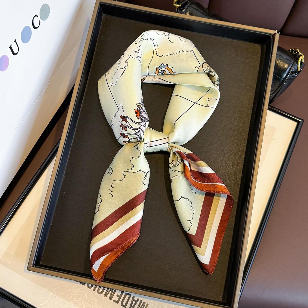 14 momme 100% Natural Twill Silk Scarf Women Double side Female Foulard Shawl High Quality Square Neckerchief Bandana Scarves