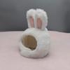 Plush Cute Rabbit Hat for Cats & Compact Dogs Cat Adornment Attachments Soft Pet Supplies Head Cover