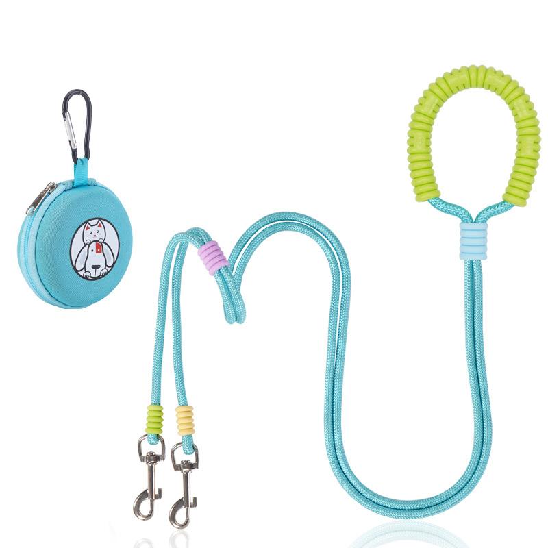 A Multi-purpose P-chain Dog Collar for Pets with Anti-breakaway Leash for Walking Dogs