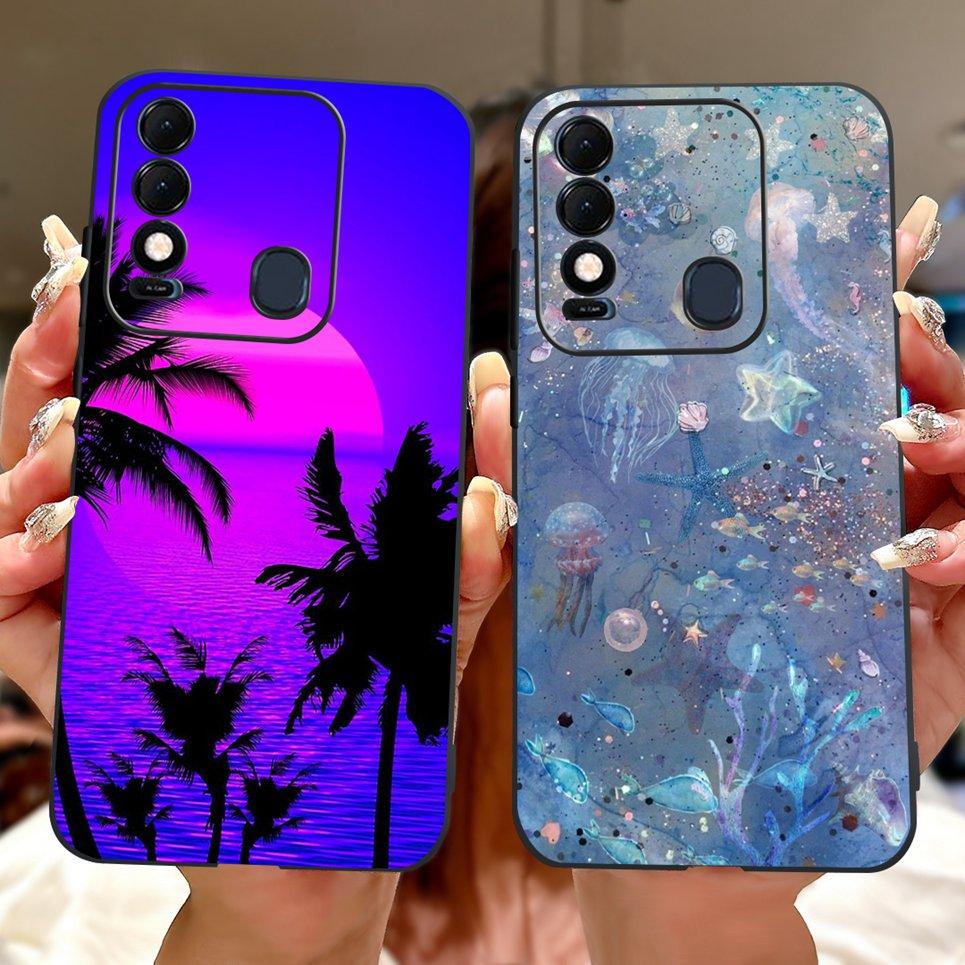 New Fashion Back Cover For Tecno Spark 8 8p 8c 8 Pro Case For Spark8c KG5k Phone Shell Cool Animals Luxury Girly Soft Silicone