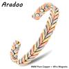 Women's Copper Bracelet 99.9% Pure Copper Magnetic Bracelets for Women Adjustable Cuff Bangle Jewelry Gifts