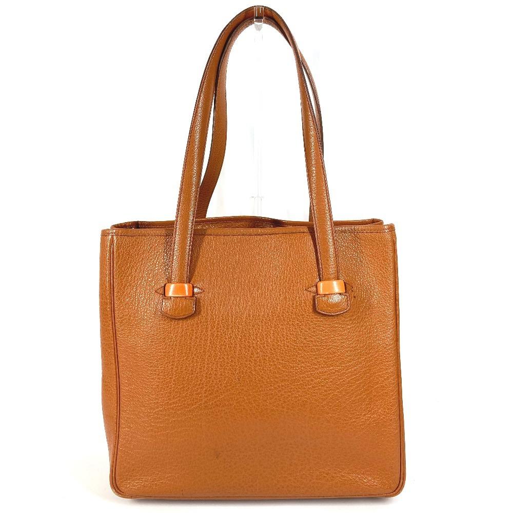 HERMES gallop Shoulder Bag Tote Bag Leather Brown