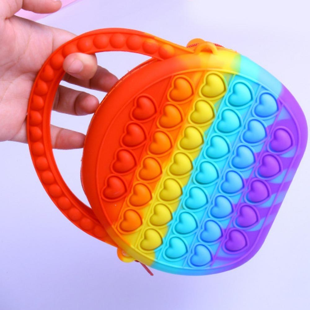 Geanta Rat Killer Pioneer Geanta de mana pentru copii din silicon Zero Portofel Pinching Joy Decompression