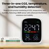 New 3 IN 1 WiFi Air Quality Monitor Triple-Sensor Smart Home CO2 Meter Temperature Humidity Detector Multifunctional NDIR Infrared Sensor for Home