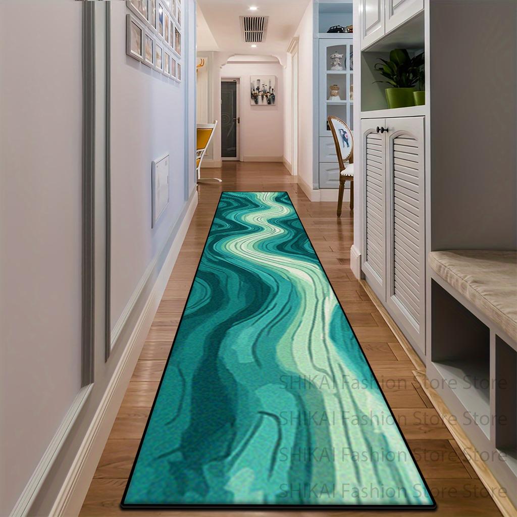 Abstract Easy Clean Long Corridor Carpet Runner Light Luxury Floor Mats Room Doorway Decor Carpets Home Living Room Hallway Rugs